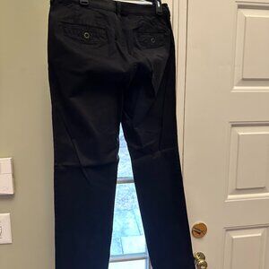 Orvis women's cotton twill black pants, size 10